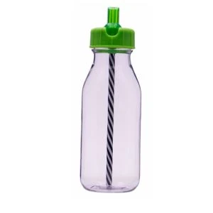 Schone plastic sapfles met rietje